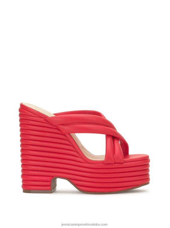 citali platfrom wedge u crvenoj boji dalije Jessica Simpson PZR6D167