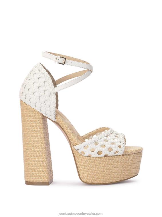 aditi peep toe platforma u bijeloj boji Jessica Simpson PZR6D182