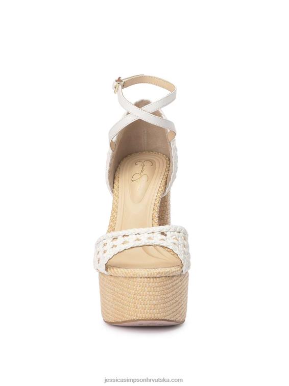 aditi peep toe platforma u bijeloj boji Jessica Simpson PZR6D182