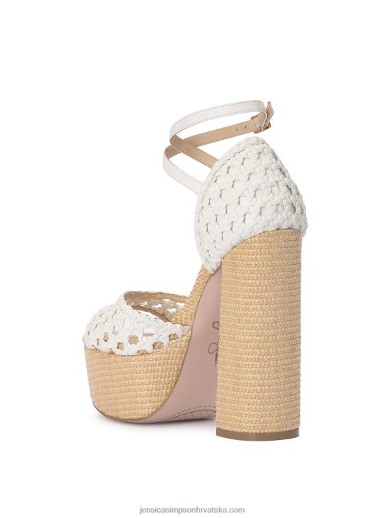 aditi peep toe platforma u bijeloj boji Jessica Simpson PZR6D182