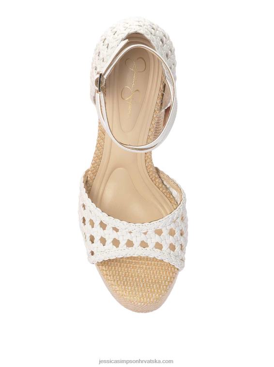 aditi peep toe platforma u bijeloj boji Jessica Simpson PZR6D182