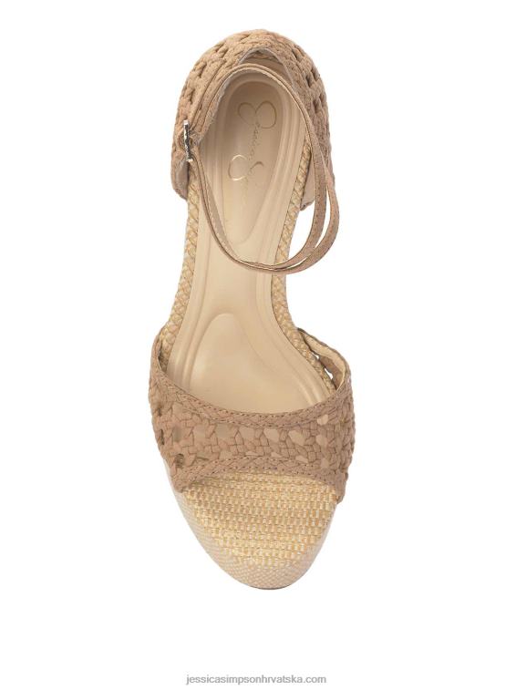 aditi peep toe platforma u prirodnom Jessica Simpson PZR6D199