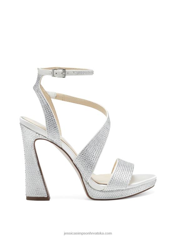 friso visoka peta u bijeloj boji Jessica Simpson PZR6D223
