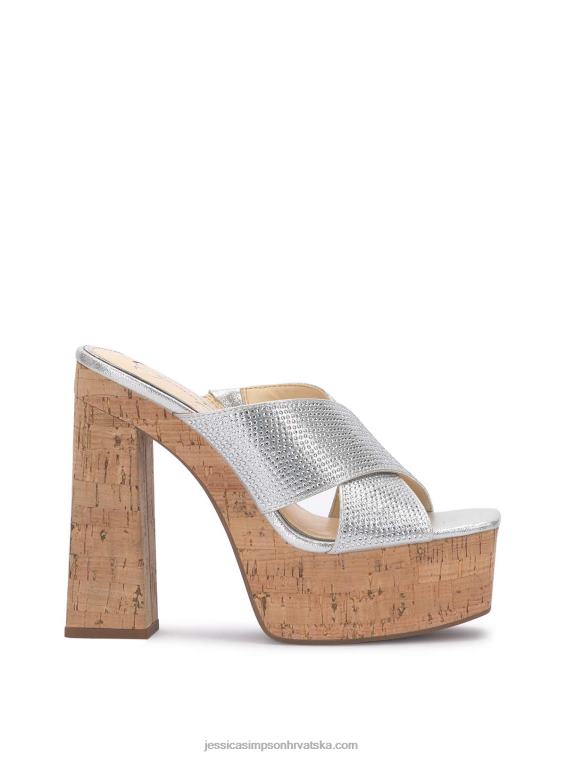 platforma basima u srebrnoj boji Jessica Simpson PZR6D176