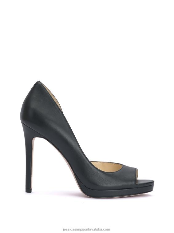 kimli peep toe pumpa u crnoj boji Jessica Simpson PZR6D188