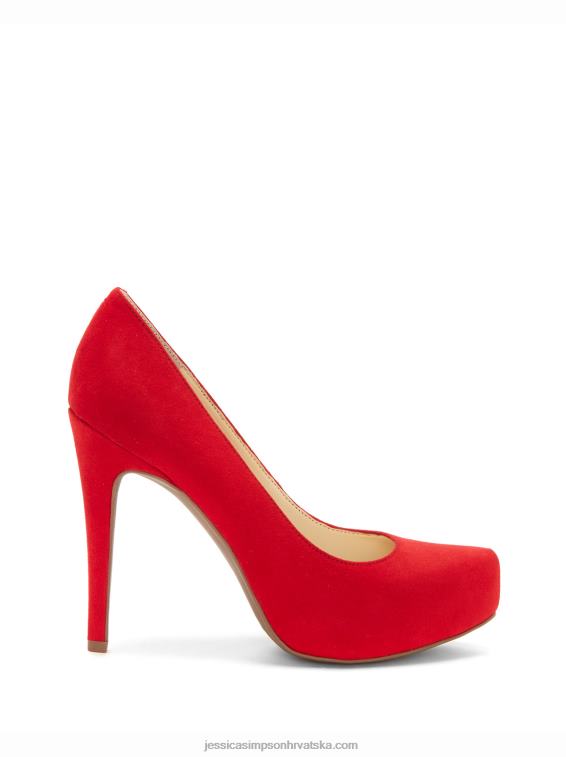 parisah platforma pumpa u crvenom muse Jessica Simpson PZR6D203