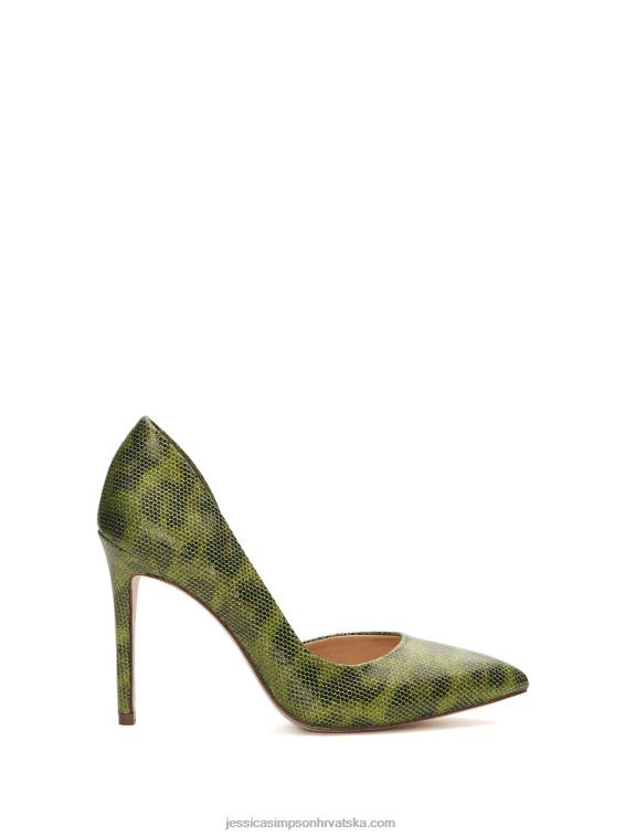 prizma d'orsay pumpa u zelenom leopardu Jessica Simpson PZR6D267