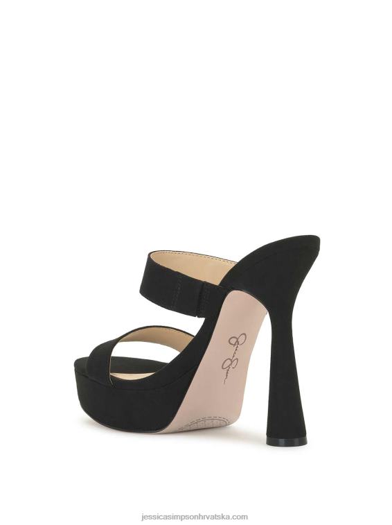 Sempira peta s platformom u crnoj boji Jessica Simpson PZR6D310