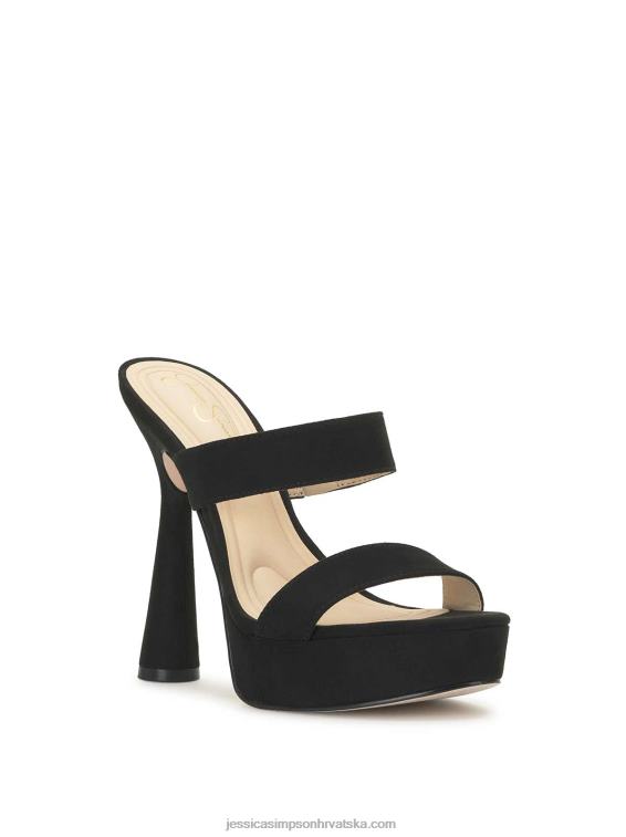 Sempira peta s platformom u crnoj boji Jessica Simpson PZR6D310