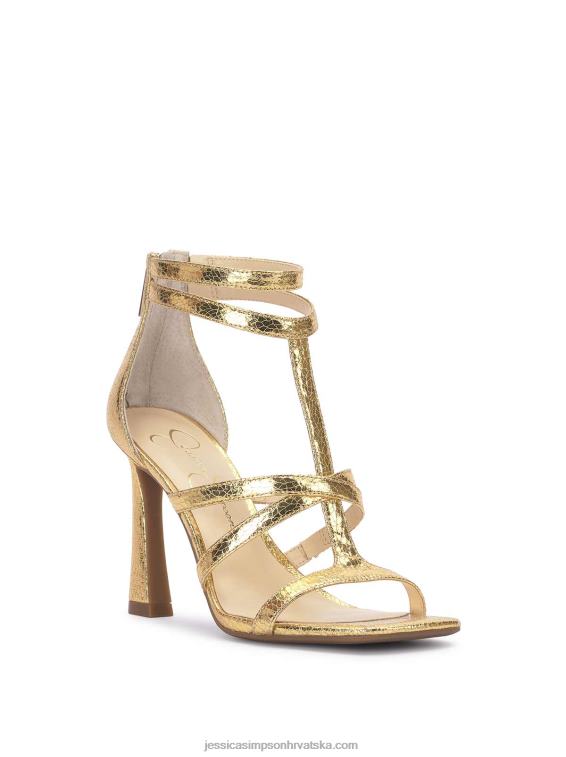 aaralyn sandala na visoku petu u zlatnoj boji Jessica Simpson PZR6D306