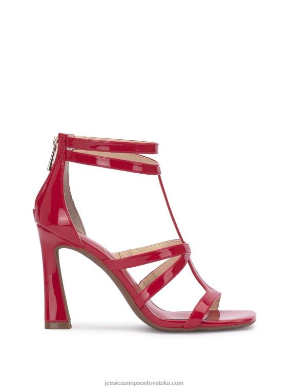 aaralyn sandala s visokom petom u crvenoj boji muse Jessica Simpson PZR6D304
