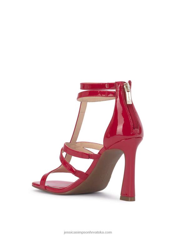 aaralyn sandala s visokom petom u crvenoj boji muse Jessica Simpson PZR6D304
