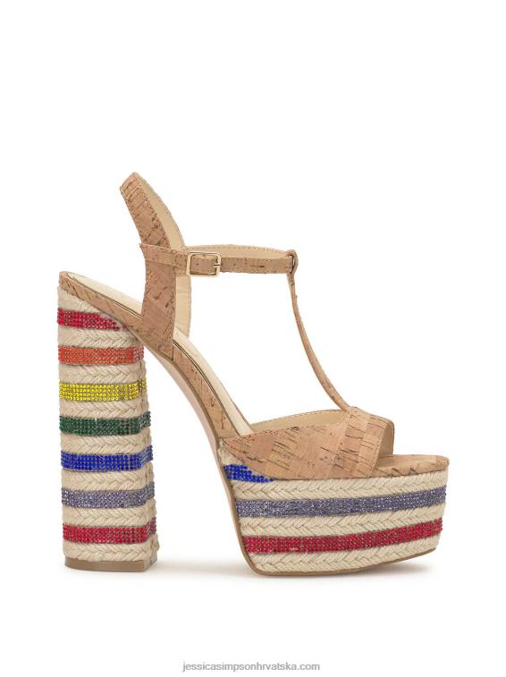 ameeka sandala s platformom u prirodnoj boji Jessica Simpson PZR6D133