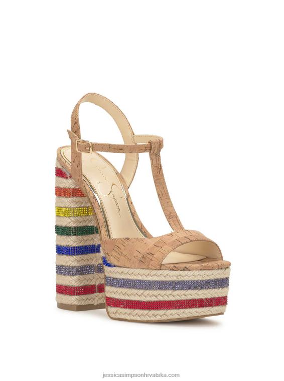 ameeka sandala s platformom u prirodnoj boji Jessica Simpson PZR6D133
