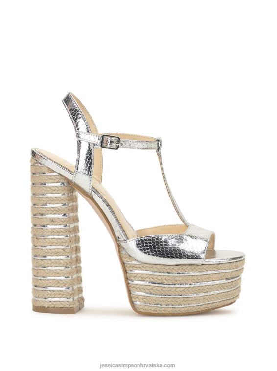 ameeka sandala s platformom u srebrnoj boji Jessica Simpson PZR6D21