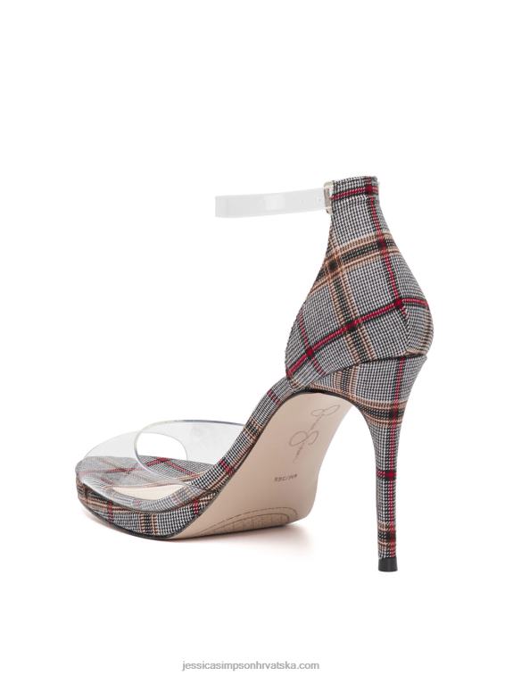 daisile visoka peta u prozirnoj i crnoj boji Jessica Simpson PZR6D1102