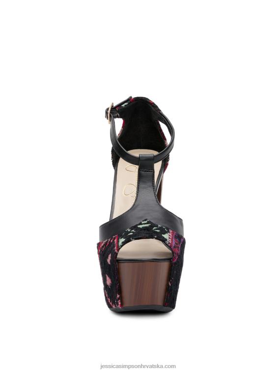 dany sandala s platformom s t-remenom u tapiseriji Jessica Simpson PZR6D226