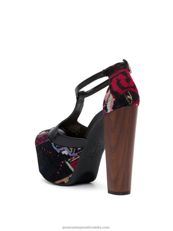 dany sandala s platformom s t-remenom u tapiseriji Jessica Simpson PZR6D226