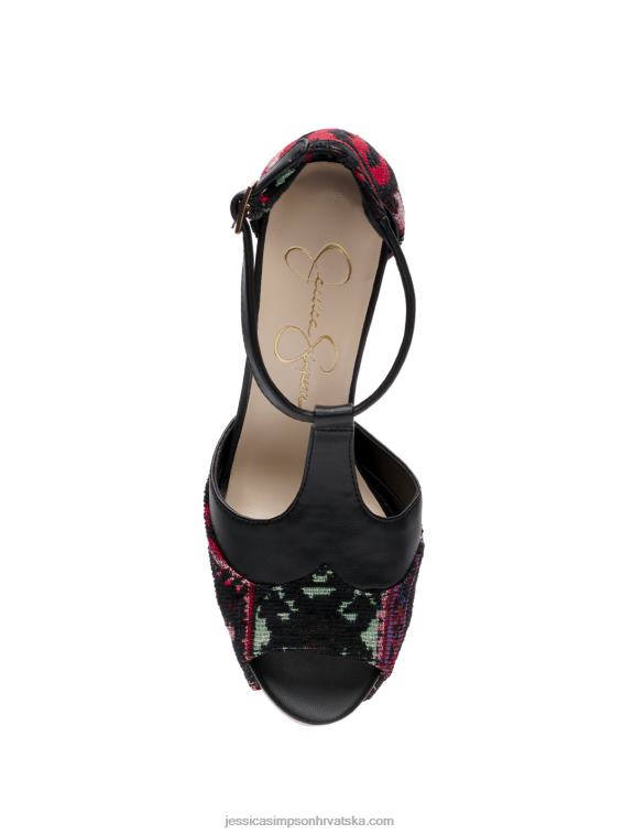 dany sandala s platformom s t-remenom u tapiseriji Jessica Simpson PZR6D226