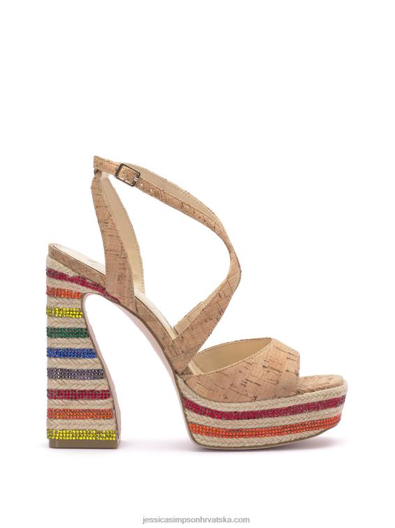 dosia sandale s platformom u prirodnoj boji Jessica Simpson PZR6D22