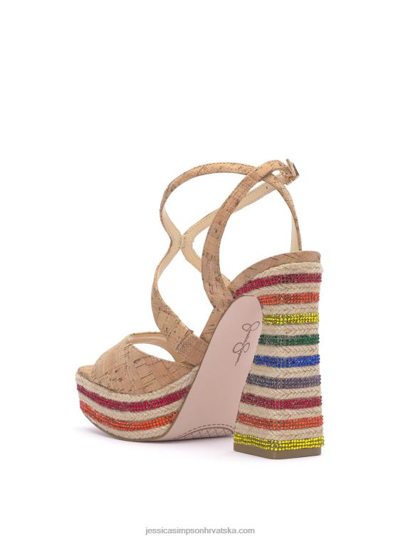 dosia sandale s platformom u prirodnoj boji Jessica Simpson PZR6D22