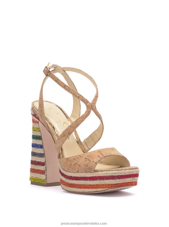 dosia sandale s platformom u prirodnoj boji Jessica Simpson PZR6D22