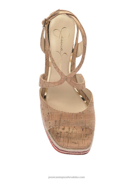 dosia sandale s platformom u prirodnoj boji Jessica Simpson PZR6D22