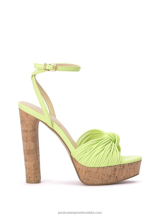 immie sandala s platformom u daquiri zelenoj boji Jessica Simpson PZR6D5