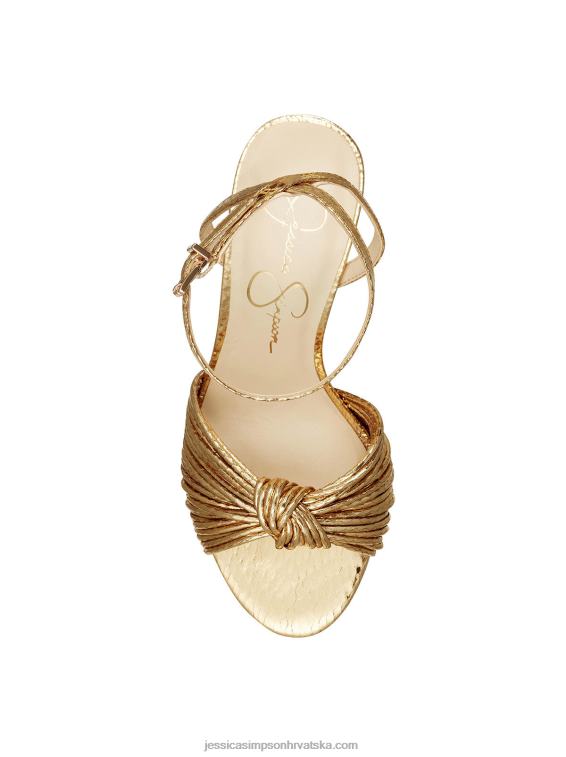 immie sandala s platformom u zlatnoj zmiji Jessica Simpson PZR6D27