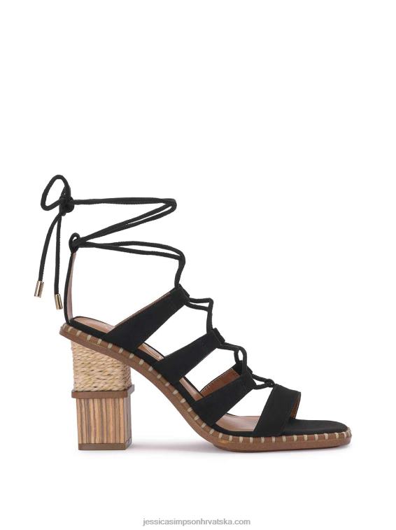 lonor sandala na visoku petu u crnoj boji Jessica Simpson PZR6D282