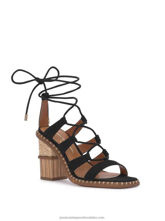 lonor sandala na visoku petu u crnoj boji Jessica Simpson PZR6D282