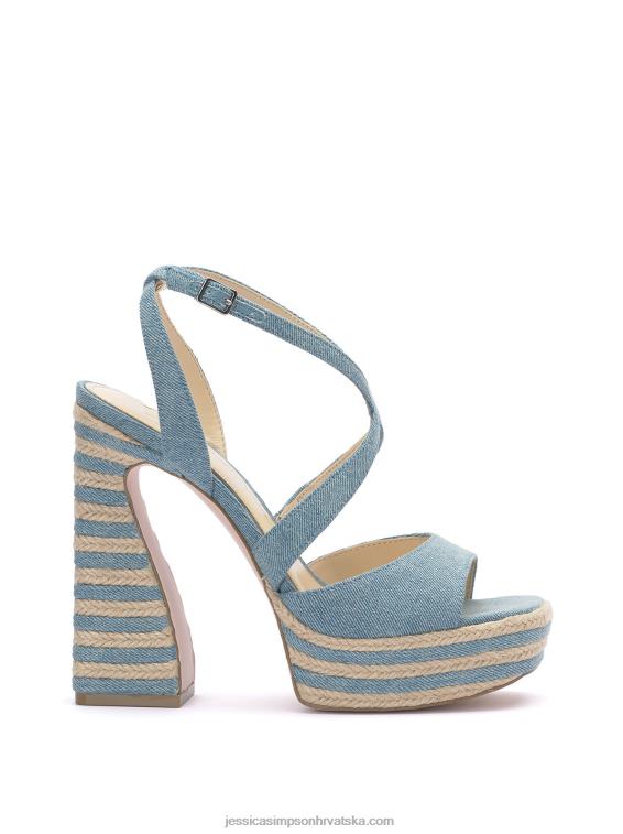 plava sandala s platformom dosia Jessica Simpson PZR6D183