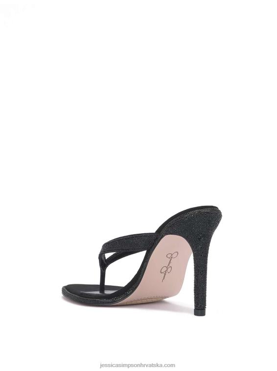 pules sandala na visoku petu u crnoj boji Jessica Simpson PZR6D303