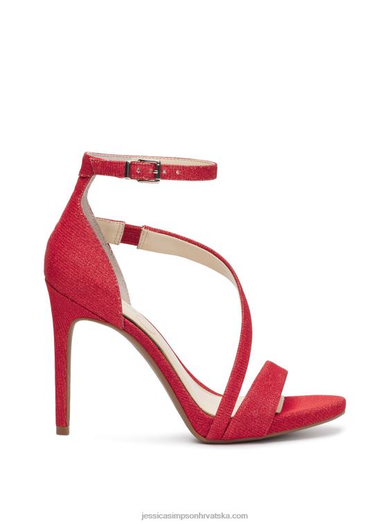 rayli sandala na visoku petu u crvenoj boji Jessica Simpson PZR6D1106