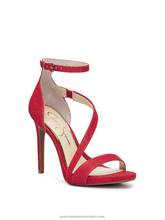 rayli sandala na visoku petu u crvenoj boji Jessica Simpson PZR6D1106