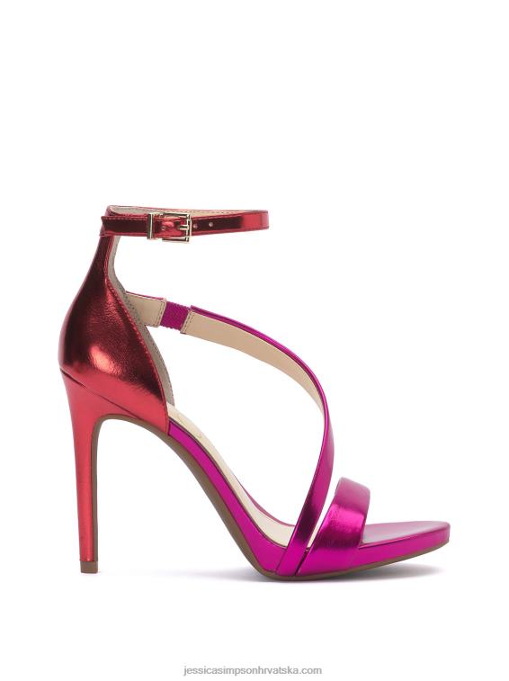 rayli sandale na visoku petu u ombre crvenoj boji fuschia Jessica Simpson PZR6D19