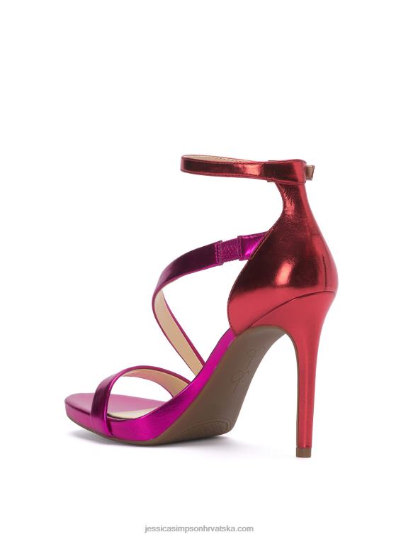 rayli sandale na visoku petu u ombre crvenoj boji fuschia Jessica Simpson PZR6D19
