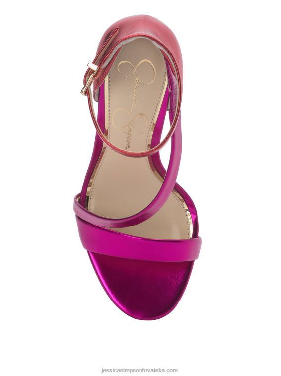 rayli sandale na visoku petu u ombre crvenoj boji fuschia Jessica Simpson PZR6D19