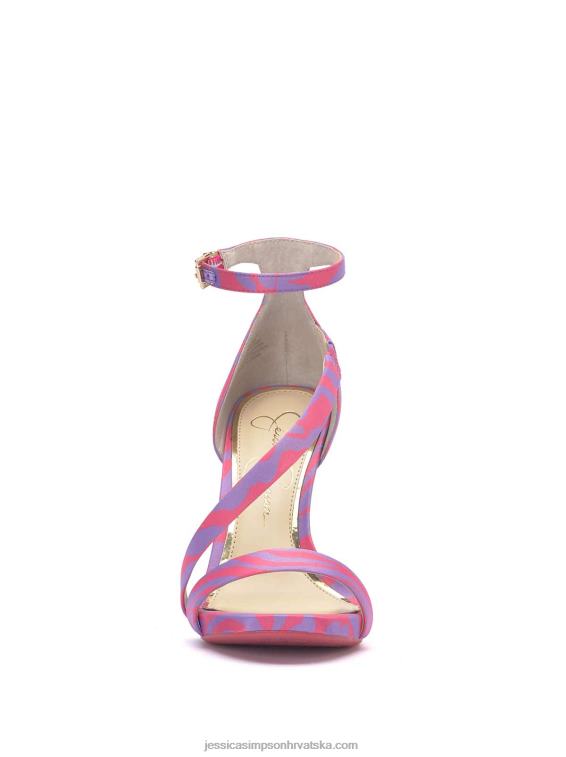 rayli sandale na visoku petu u ružičastoj boji zebre Jessica Simpson PZR6D316