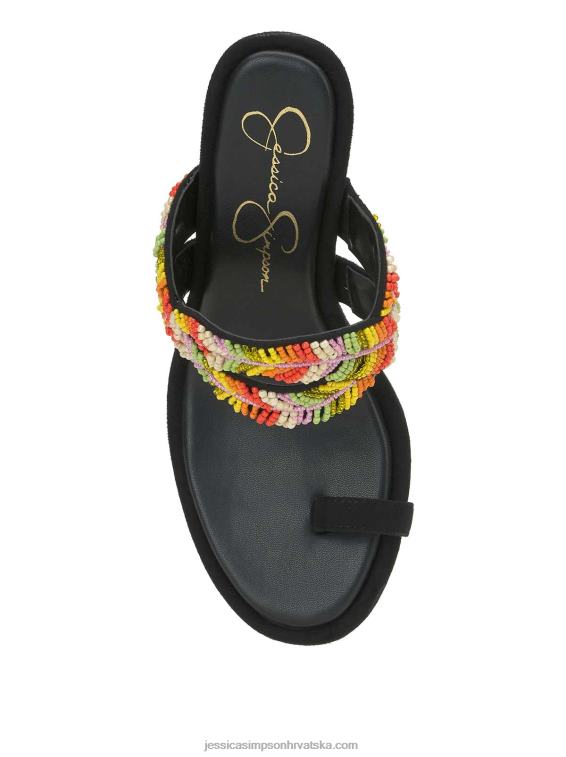 rixei pletene sandale na visoku petu u crnoj multi boji Jessica Simpson PZR6D284