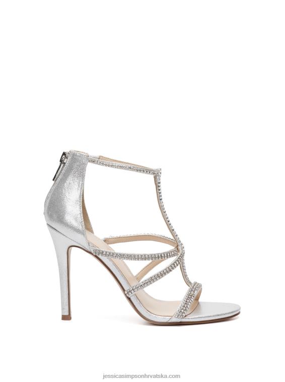 sidra visoka peta u srebru Jessica Simpson PZR6D1081