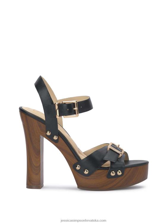 therisa sandala na visoku petu u crnoj boji Jessica Simpson PZR6D156