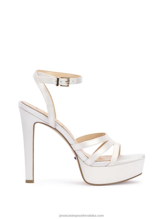 balina visoka peta u bijeloj boji Jessica Simpson PZR6D88