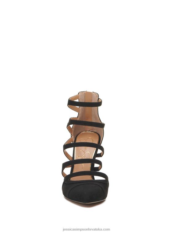 parminda visoka peta od crne antilop kože Jessica Simpson PZR6D249