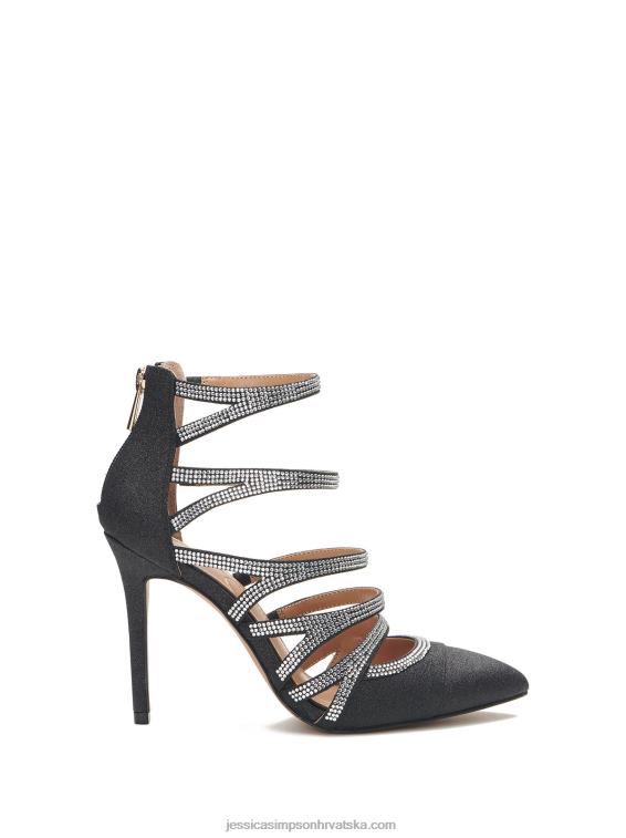 parminda visoka potpetica u crnom sjaju Jessica Simpson PZR6D252
