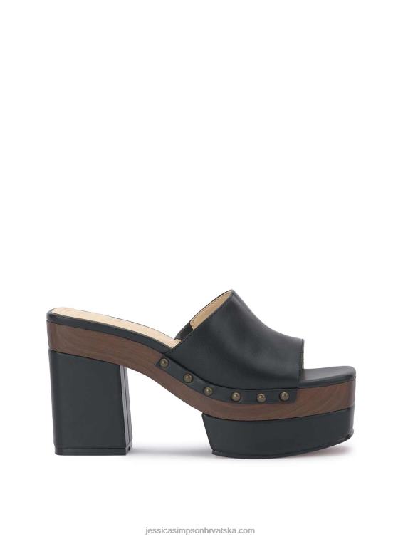 charlete platform mule u crnoj boji Jessica Simpson PZR6D172