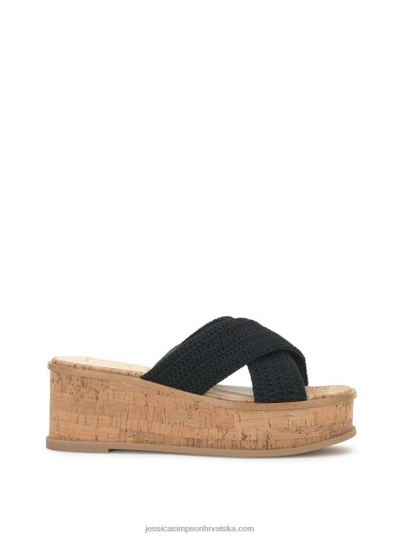 ediza platformski tobogan u crnoj boji Jessica Simpson PZR6D166