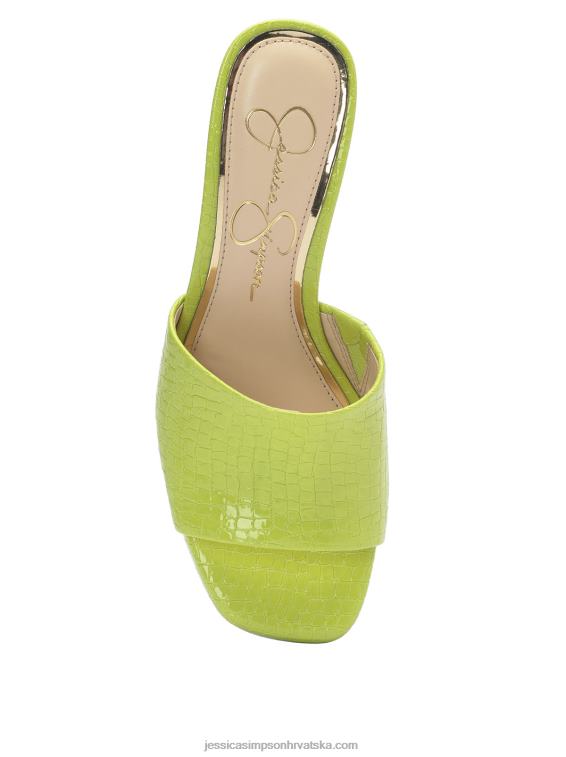 elyzza tobogan s visokom petom u boji limete Jessica Simpson PZR6D196