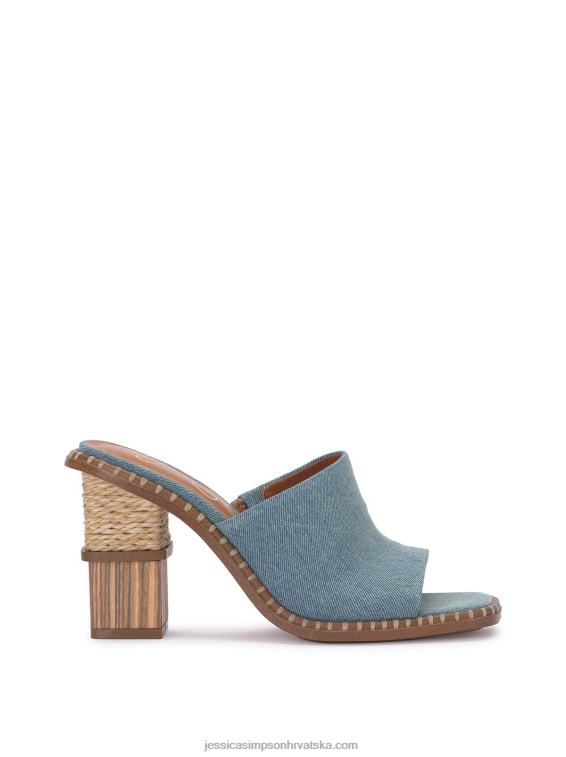 lendrila mule s visokom petom od trapera Jessica Simpson PZR6D285