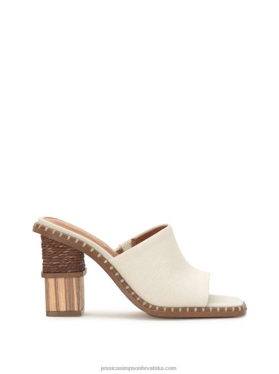 lendrila mule s visokom petom u prirodnoj boji Jessica Simpson PZR6D287